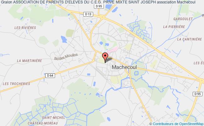 plan association Association De Parents D'eleves Du C.e.g. Prive Mixte Saint Joseph Machecoul-Saint-Même