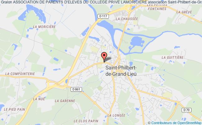 plan association Association De Parents D'eleves Du College Prive Lamoriciere Saint-Philbert-de-Grand-Lieu