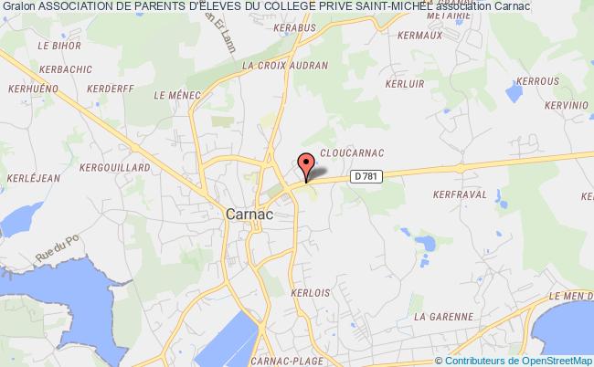 plan association Association De Parents D'eleves Du College Prive Saint-michel Carnac