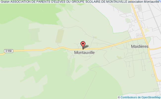 ASSOCIATION DE PARENTS D'ÉLÈVES DU GROUPE SCOLAIRE DE MONTAUVILLE