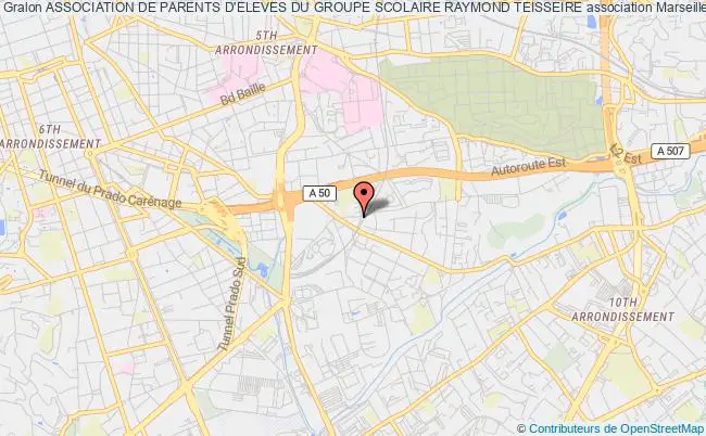 plan association Association De Parents D'eleves Du Groupe Scolaire Raymond Teisseire Marseille 10