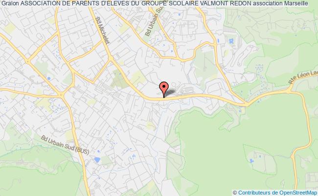 plan association Association De Parents D'eleves Du Groupe Scolaire Valmont Redon Marseille