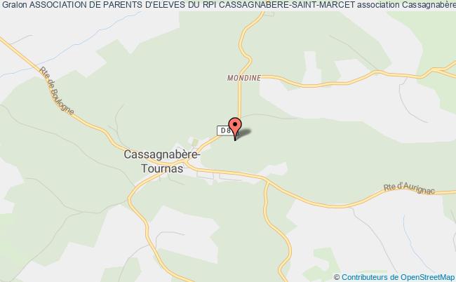 plan association Association De Parents D'eleves Du Rpi Cassagnabere-saint-marcet Cassagnabère-Tournas