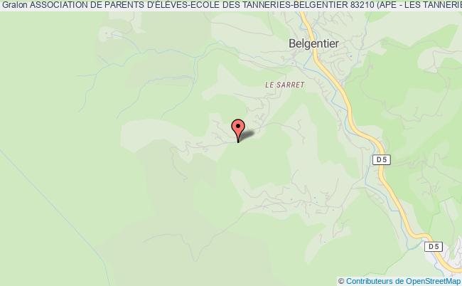 ASSOCIATION DE PARENTS D'ÉLÈVES-ECOLE DES TANNERIES-BELGENTIER 83210 (APE - LES TANNERIES-BELGENGIER)