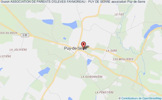plan association Association De Parents D'eleves Faymoreau - Puy De Serre Puy-de-Serre