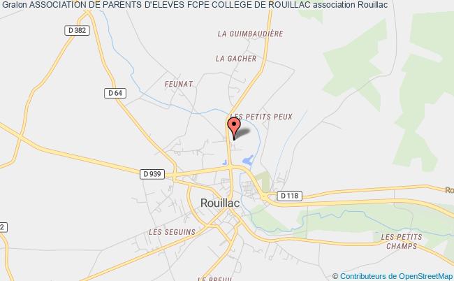 plan association Association De Parents D'eleves Fcpe College De Rouillac Rouillac