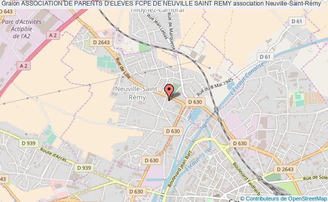 plan association Association De Parents D'eleves Fcpe De Neuville Saint Remy Neuville-Saint-Rémy