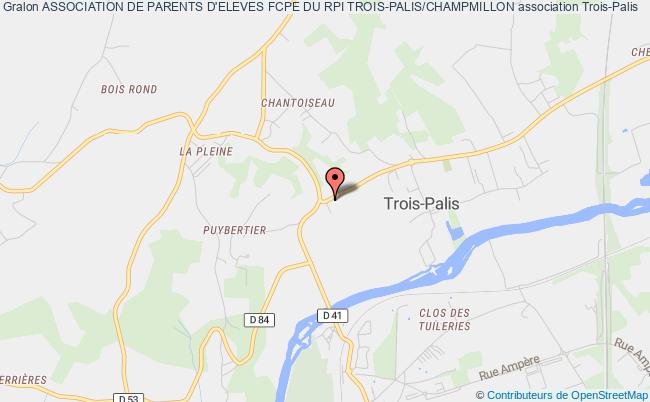 plan association Association De Parents D'eleves Fcpe Du Rpi Trois-palis/champmillon Trois-Palis