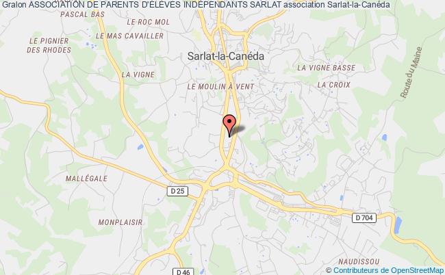 plan association Association De Parents D'ÉlÈves IndÉpendants Sarlat Sarlat-la-Canéda
