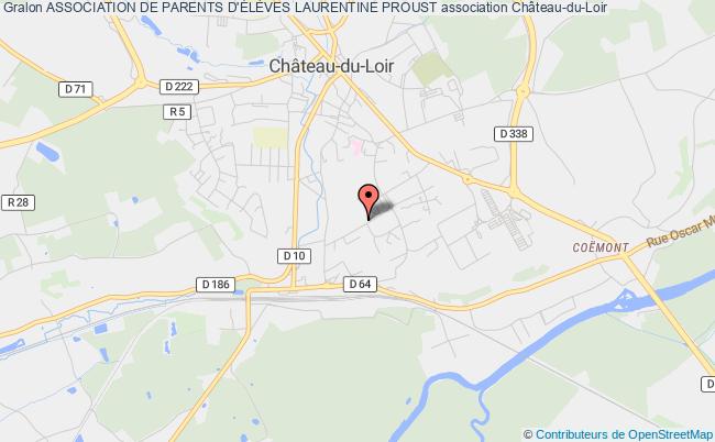 plan association Association De Parents D'ÉlÈves Laurentine Proust Montval-sur-Loir