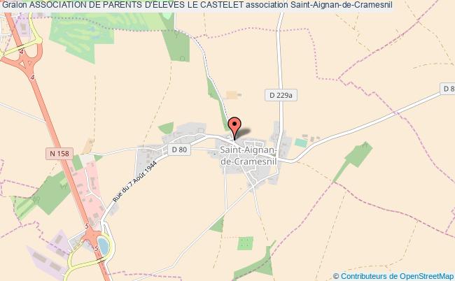 plan association Association De Parents D'eleves Le Castelet Castelet
