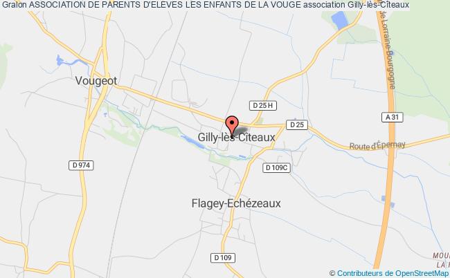 plan association Association De Parents D'eleves Les Enfants De La Vouge Gilly-lès-Cîteaux