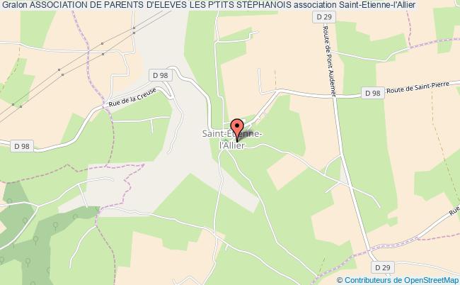 plan association Association De Parents D'eleves Les P'tits StÉphanois Saint-Étienne-l'Allier