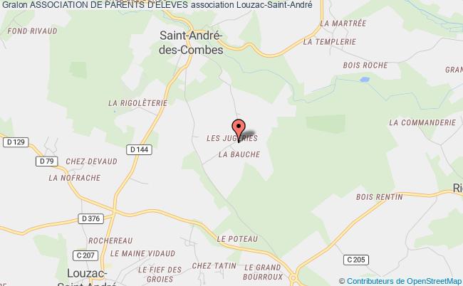 plan association Association De Parents D'eleves Louzac-Saint-André