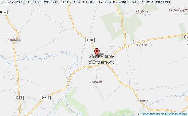 plan association Association De Parents D'eleves St-pierre - Cerisy Saint-Pierre-d'Entremont