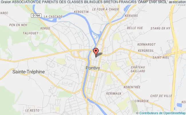 plan association Association De Parents Des Classes Bilingues Breton-francais 'damp D'ar Skol' Pontivy