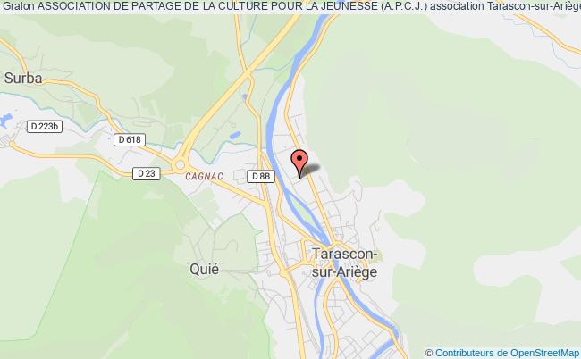 plan association Association De Partage De La Culture Pour La Jeunesse (a.p.c.j.) Tarascon-sur-Ariège