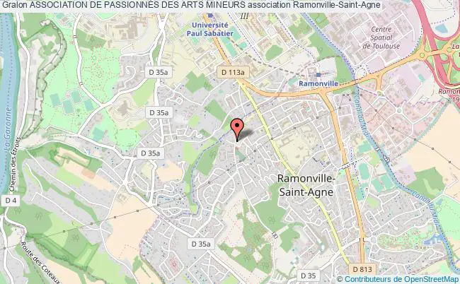 plan association Association De PassionnÉs Des Arts Mineurs Ramonville-Saint-Agne