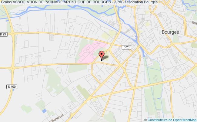 plan association Association De Patinage Artistique De Bourges - Apab Bourges