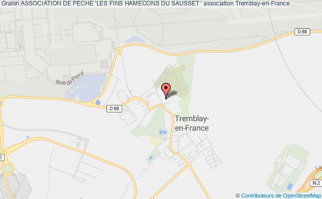 plan association Association De Peche 'les Fins Hamecons Du Sausset ' Tremblay-en-France