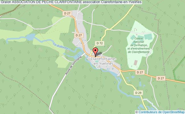 plan association Association De Peche Clarifontaine Clairefontaine-en-Yvelines