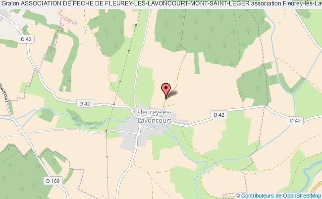 plan association Association De Peche De Fleurey-les-lavoncourt-mont-saint-leger Fleurey-lès-Lavoncourt