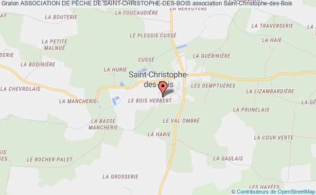 plan association Association De PÊche De Saint-christophe-des-bois Saint-Christophe-des-Bois