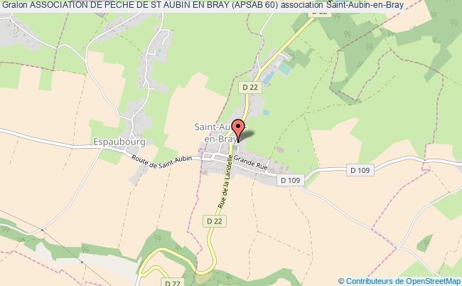 plan association Association De Peche De St Aubin En Bray (apsab 60) Saint-Aubin-en-Bray
