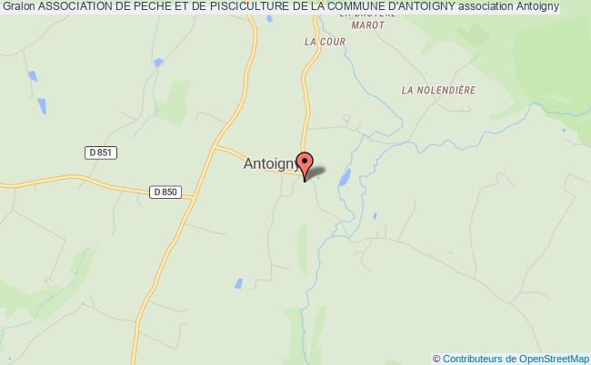 plan association Association De Peche Et De Pisciculture De La Commune D'antoigny Antoigny