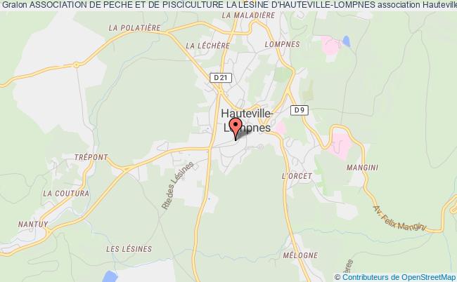 plan association Association De Peche Et De Pisciculture La Lesine D'hauteville-lompnes Hauteville-Lompnes