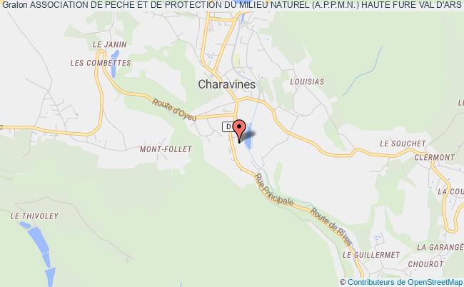 plan association Association De Peche Et De Protection Du Milieu Naturel (a.p.p.m.n.) Haute Fure Val D'ars Charavines