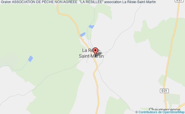 plan association Association De PÊche Non AgrÉÉe  "la RÉsillÉe" La    Résie-Saint-Martin