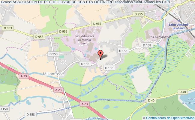 plan association Association De Peche Ouvriere Des Ets Outinord Saint-Amand-les-Eaux
