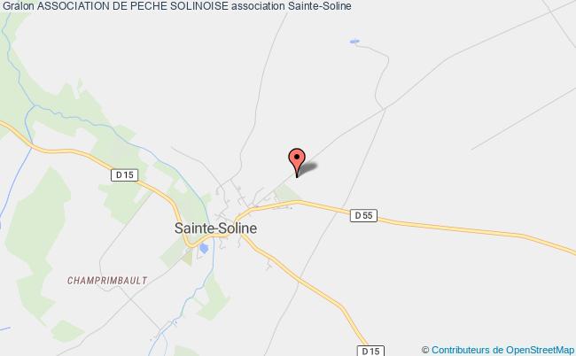 plan association Association De Peche Solinoise Sainte-Soline