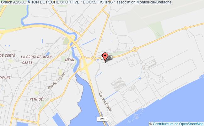 plan association Association De Peche Sportive " Docks Fishing " Montoir-de-Bretagne