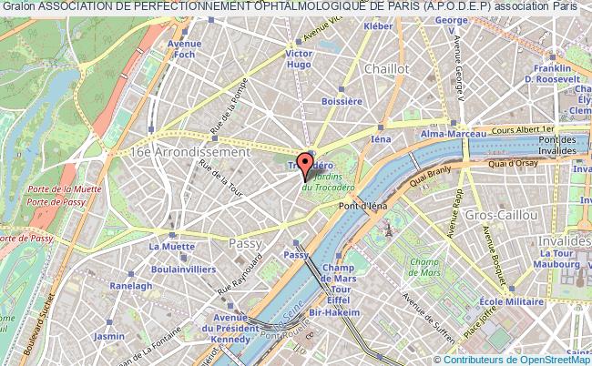 plan association Association De Perfectionnement Ophtalmologique De Paris (a.p.o.d.e.p) Paris