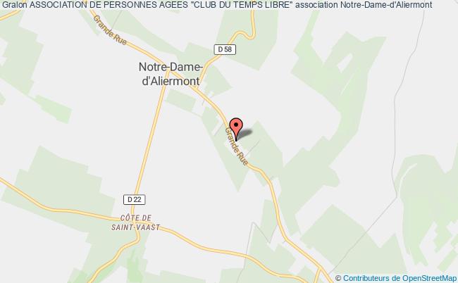 plan association Association De Personnes Agees "club Du Temps Libre" 