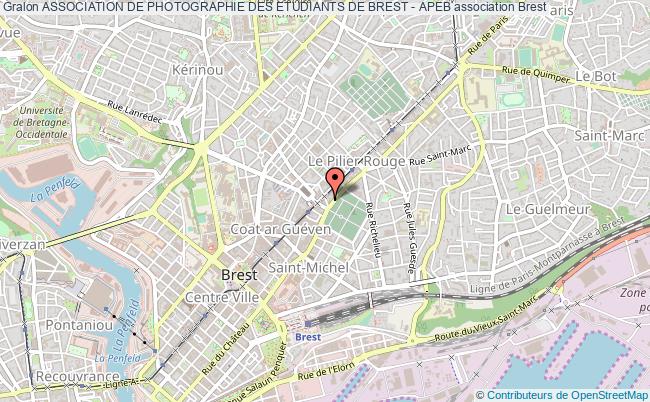 plan association Association De Photographie Des Etudiants De Brest - Apeb Brest