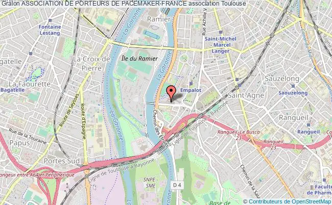 plan association Association De Porteurs De Pacemaker-france Toulouse