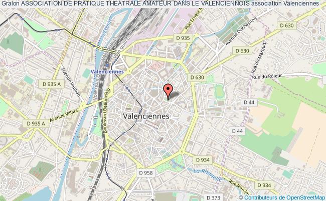 plan association Association De Pratique Theatrale Amateur Dans Le Valenciennois Valenciennes