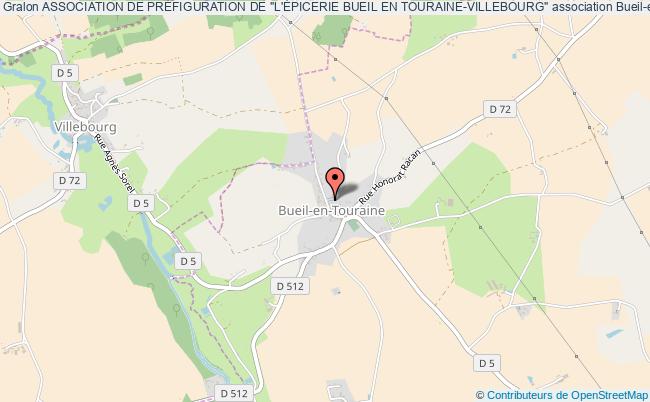 plan association Association De PrÉfiguration De "l'Épicerie Bueil En Touraine-villebourg" Bueil-en-Touraine