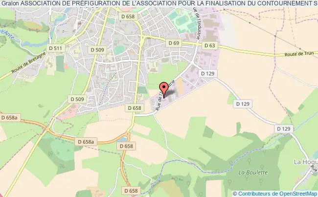 plan association Association De PrÉfiguration De L'association Pour La Finalisation Du Contournement Sud De Caen Falaise