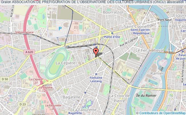 plan association Association De Prefiguration De L'observatoire Des Cultures Urbaines (oncu) Toulouse