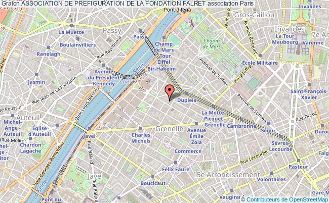 plan association Association De PrÉfiguration De La Fondation Falret Paris 15e