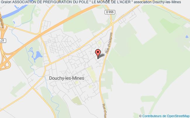 plan association Association De Prefiguration Du Pole " Le Monde De L'acier " Douchy-les-Mines