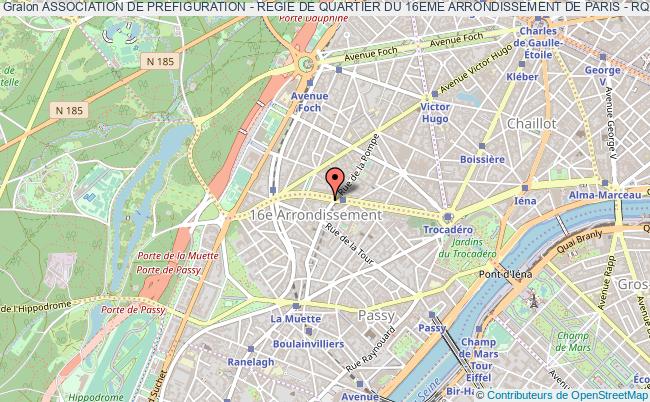 plan association Association De Prefiguration - Regie De Quartier Du 16eme Arrondissement De Paris - Rq16 Paris