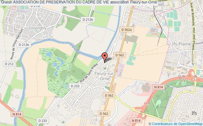 plan association Association De Preservation Du Cadre De Vie Fleury-sur-Orne