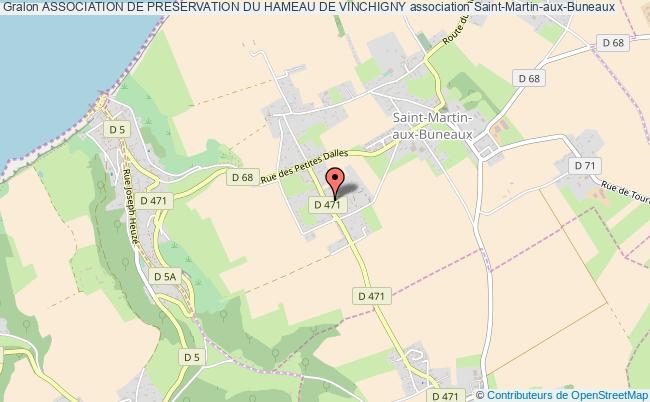 plan association Association De Preservation Du Hameau De Vinchigny Saint-Martin-aux-Buneaux