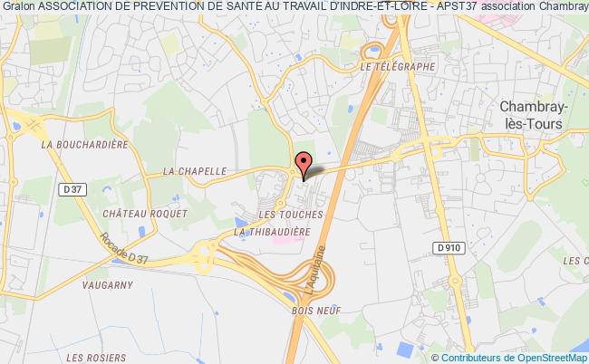 plan association Association De Prevention De Sante Au Travail D'indre-et-loire - Apst37 Chambray-lès-Tours