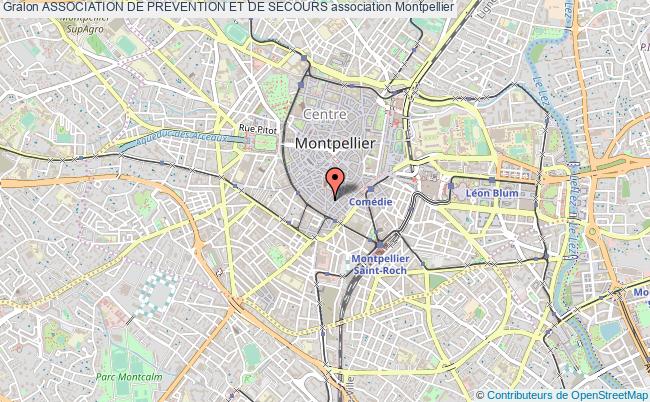 plan association Association De Prevention Et De Secours Montpellier